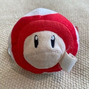 Super Mario Bros. SuperMushroom Plush keychain, Coin Pouch. 2015.
